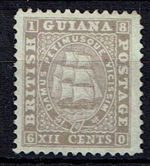 Image of British Guiana/Guyana SG 37 MINT British Commonwealth Stamp